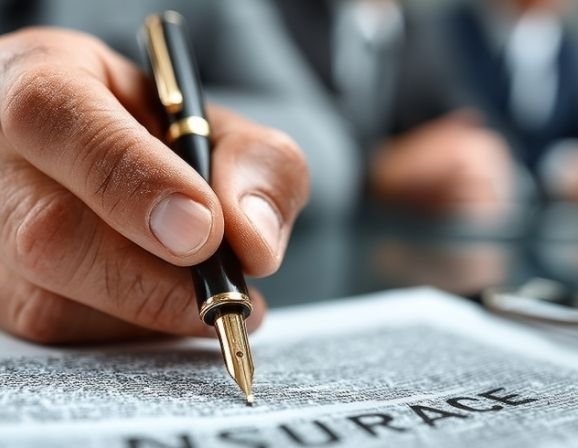 Stack of pending insurance forms waiting for approval